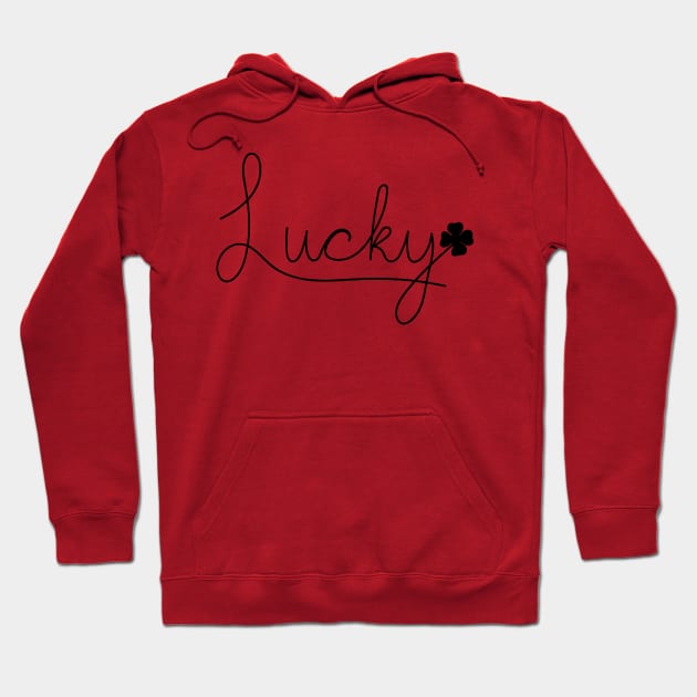 Lucky, 4 Leaf Clover Hoodie by Sigelgam31